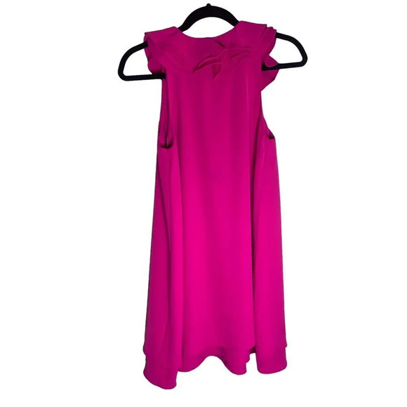 Amanda Uprichard Belle Dress Hot Pink-sz Small - Picture 4 of 14